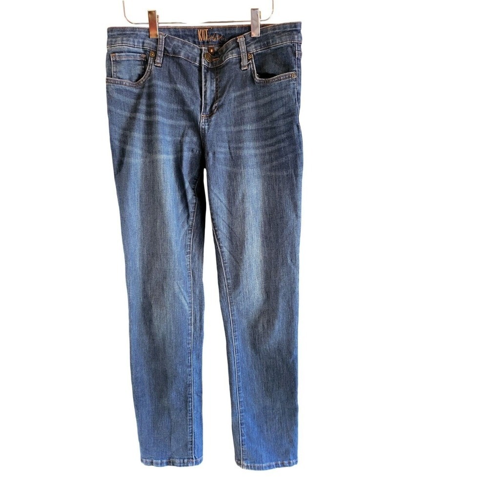 Kut‎ From The Kloth Jeans 8 Womens Skinny Leg Medium Wash Mid Rise Bottoms